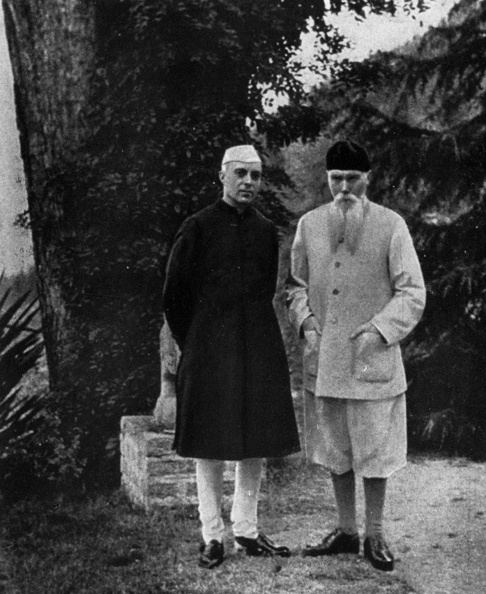 Рерих Н. К. и Неру Дж. в Кулу. 1942 г.