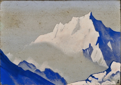 <h4>Гималаи </h4><p>1938. Картон, темпера. 21.5 x 33 см.</p>